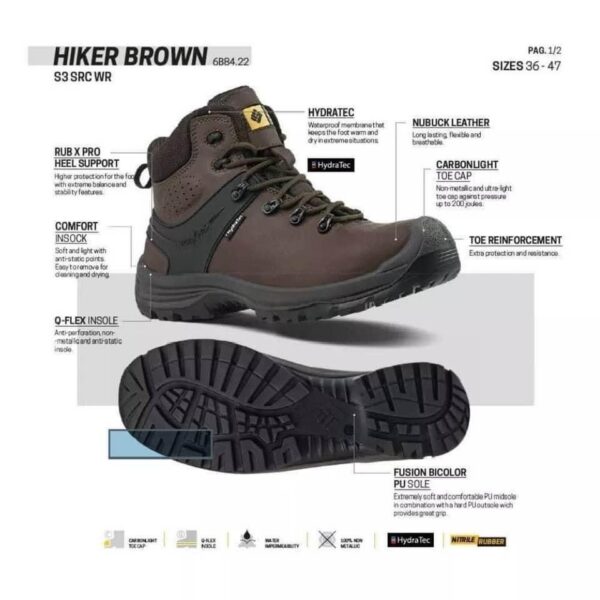 S3 WR FO   هاف هيكر براون برتغالي Toworkfor-Hiker Brown - Image 4