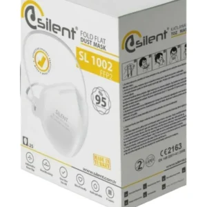 كمامة FFP2 سايلنت بحزام رأس - موديل SL-1002 | Silent FFP2 Disposable Mask - Head-Band - Model SL-1002